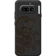 Чорний чохол BoxFace Nothing Phone (4a) Chinese Dragon