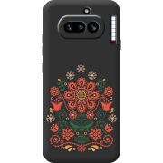 Чорний чохол BoxFace Nothing Phone (4a) Ukrainian Ornament