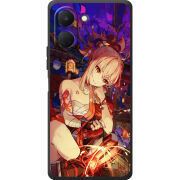 Чохол BoxFace Tecno Go 3 Genshin Ёимия с огоньком