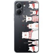 Прозорий чохол BoxFace Tecno Spark Go 3 The Friendly Beasts