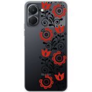 Прозорий чохол BoxFace Tecno Spark Go 3 Ethno Ornament