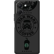 Чорний чохол BoxFace Tecno Spark Go 3 Dark Coffee
