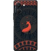 Чорний чохол BoxFace Tecno Spark Go 3 Ornament