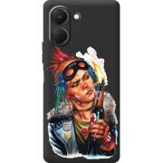 Чорний чохол BoxFace Tecno Spark Go 3 Tanker Girl
