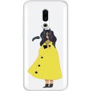 Прозрачный чехол Uprint Meizu 16 Plus Just a Girl