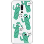 Прозрачный чехол Uprint Meizu 16 Plus с 3D-глазками HIYA