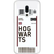 Прозрачный чехол Uprint Meizu 16 Plus Ticket Hogwarts