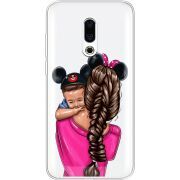Прозрачный чехол Uprint Meizu 16 Plus Mouse Mommy