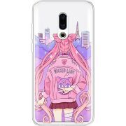 Прозрачный чехол Uprint Meizu 16 Plus Wiked Lady