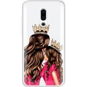 Прозрачный чехол Uprint Meizu 16 Plus Queen and Princess