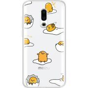 Прозрачный чехол Uprint Meizu 16 Plus Gudetama