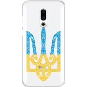 Прозрачный чехол Uprint Meizu 16 Plus Gold Trident