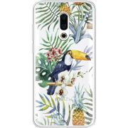 Прозрачный чехол Uprint Meizu 16 Plus Tucan