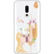 Прозрачный чехол Uprint Meizu 16 Plus Uni Blonde