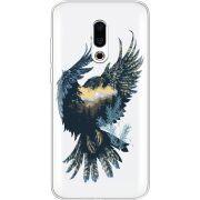 Прозрачный чехол Uprint Meizu 16 Plus Eagle