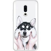 Прозрачный чехол Uprint Meizu 16 Plus Husky