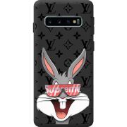 Чорний чохол BoxFace Samsung Galaxy S10 Plus (G975) looney bunny