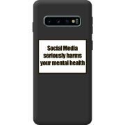 Чорний чохол BoxFace Samsung Galaxy S10 Plus (G975) 