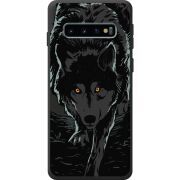 Чорний чохол BoxFace Samsung Galaxy S10 Plus (G975) Wolf