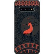 Чорний чохол BoxFace Samsung Galaxy S10 Plus (G975) Ornament