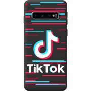 Чорний чохол BoxFace Samsung Galaxy S10 Plus (G975) Tik Tok