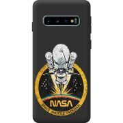 Чорний чохол BoxFace Samsung Galaxy S10 Plus (G975) NASA Spaceship
