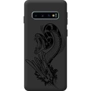 Чорний чохол BoxFace Samsung Galaxy S10 Plus (G975) Snake
