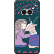 Чехол BoxFace Nothing Phone (2a) Plus Girl and deer