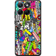 Чохол BoxFace Moto Edge 70 Fusion Multicolored Inscriptions
