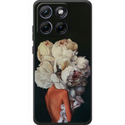 Чохол BoxFace Moto Edge 70 Fusion Exquisite White Flowers