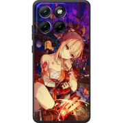 Чохол BoxFace Moto Edge 70 Fusion Genshin Ёимия с огоньком