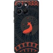 Чорний чохол BoxFace Moto Edge 70 Fusion Ornament