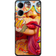 Чохол BoxFace Xiaomi Redmi 15A Yellow Girl Pop Art