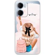 Прозорий чохол BoxFace Xiaomi Redmi 15A Travel Girl