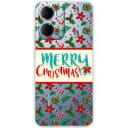 Прозорий чохол BoxFace Xiaomi Redmi 15A Vintage Christmas Pattern