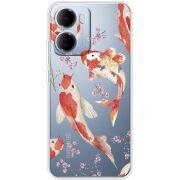 Прозорий чохол BoxFace Xiaomi Redmi 15A Japanese Koi Fish