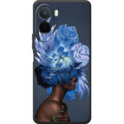 Чохол BoxFace Poco M7 4G 169 mm Exquisite Blue Flowers