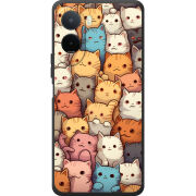 Чохол BoxFace Poco M7 4G 169 mm Котики муркотики