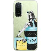 Прозорий чохол BoxFace Poco M7 4G 169 mm City Girl