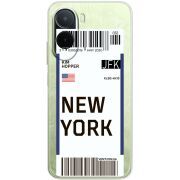 Прозорий чохол BoxFace Poco M7 4G 169 mm Ticket New York
