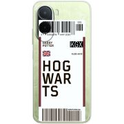 Прозорий чохол BoxFace Poco M7 4G 169 mm Ticket Hogwarts