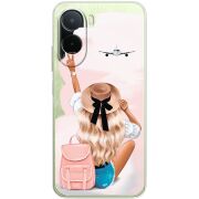 Прозорий чохол BoxFace Poco M7 4G 169 mm Travel Girl