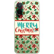 Прозорий чохол BoxFace Poco M7 4G 169 mm Vintage Christmas Pattern