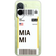Чохол зі стразами Poco M7 4G 169 mm Ticket Miami