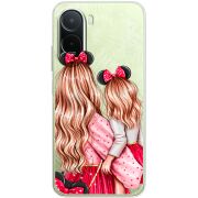 Чохол зі стразами Poco M7 4G 169 mm Mouse Girls