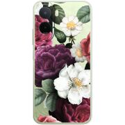 Чохол зі стразами Poco M7 4G 169 mm Floral Dark Dreams