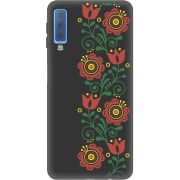 Черный чехол Uprint Samsung A750 Galaxy A7 2018 Ethno