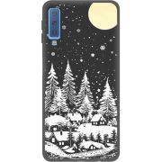 Черный чехол Uprint Samsung A750 Galaxy A7 2018 