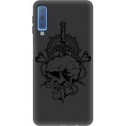 Черный чехол Uprint Samsung A750 Galaxy A7 2018 