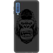 Черный чехол Uprint Samsung A750 Galaxy A7 2018 Gorilla